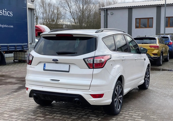 Ford Kuga cena 72200 przebieg: 58517, rok produkcji 2019 z Golczewo małe 352